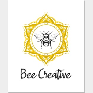 Bee Creative Mandala Posters and Art